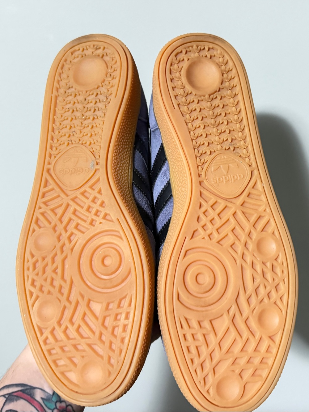 Adidas Handball Spezial purple trainers 9 - Picture 4 of 6
